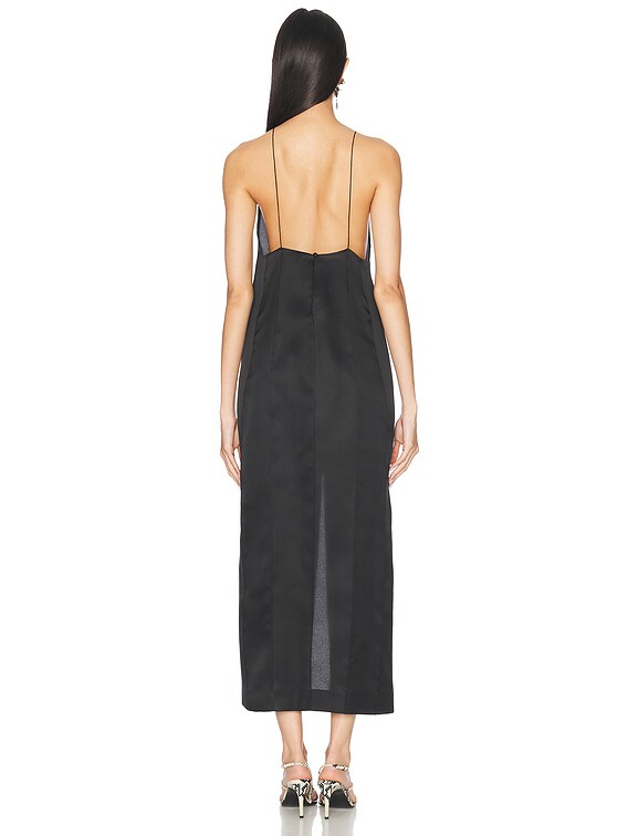 【関税込み】KHAITE ブラック Tully マキシドレス Tully Dress in Black – KHAITE