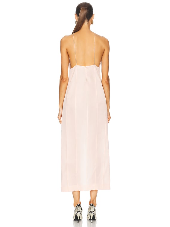 KHAITE Tully Dress in Soft Pink | FWRD