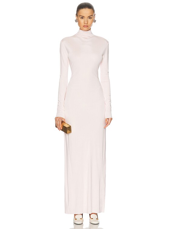 KHAITE Norla Dress in Soft Pink | FWRD