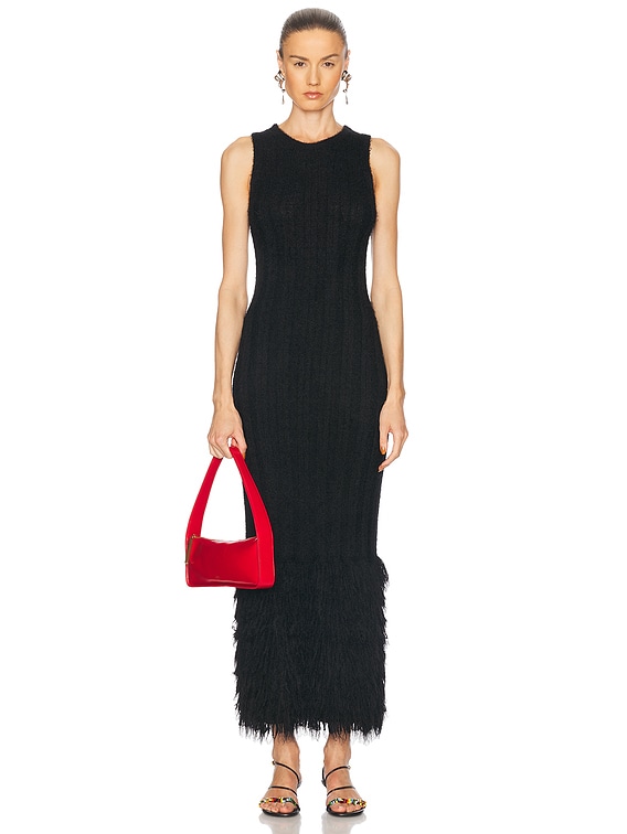 black cashmere dress Siena Midi Dress - Black - Merino / Cashmere main image 1