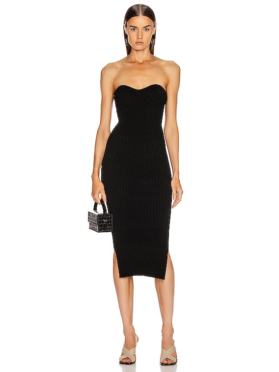 khaite black dress