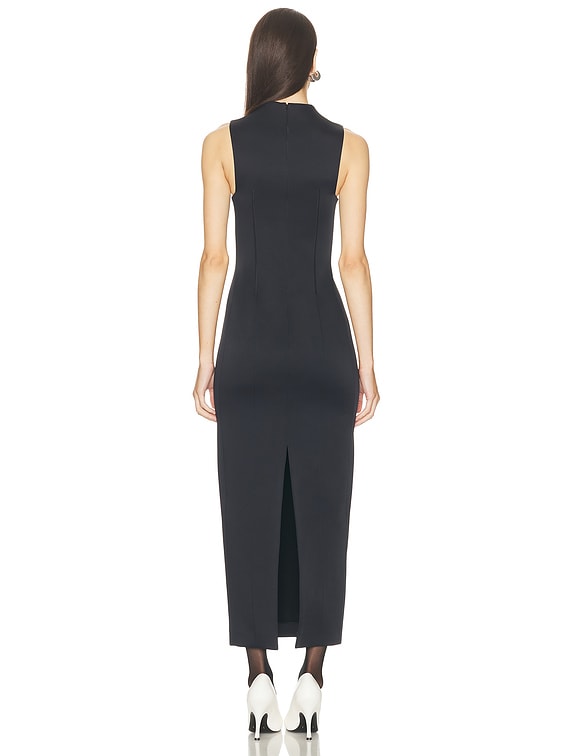 KHAITE Shoshanna Dress in Black | FWRD