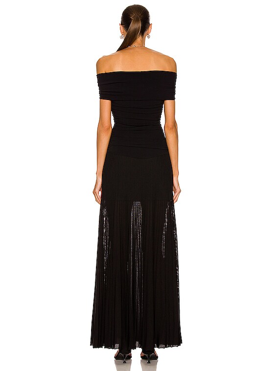 KHAITE Marca Dress in Black | FWRD