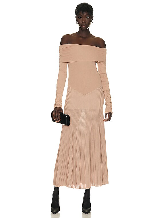 khaite beige dress Mellie Beige Dress - Khaite - Women main image 1
