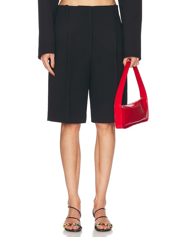 KHAITE Laden Short in Black | FWRD