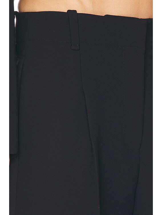 KHAITE Laden Short in Black | FWRD