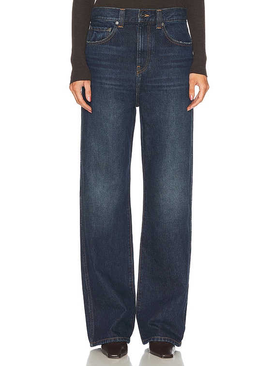 KHAITE Bonnie Straight Leg Jeans in Lansing | FWRD
