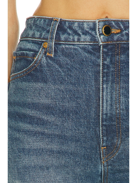 KHAITE Danielle Wide Leg in Harkins | FWRD