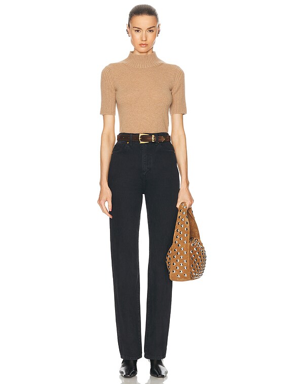 KHAITE Cecil Cashmere Sweater in Camel | FWRD