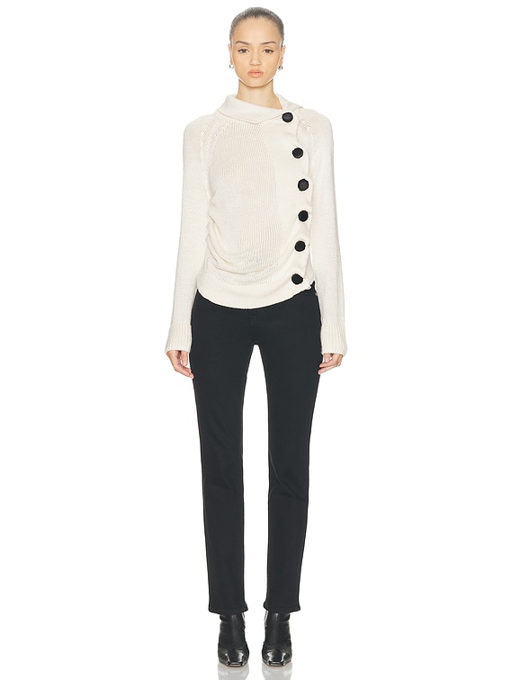 KHAITE Lorrai Cardigan in Glaze | FWRD