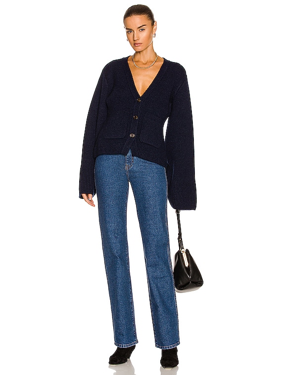 アウターその他 KHAITE BLACK CACHEMERE SCARLET CARDIGAN Scarlet Cardigan in Black – KHAITE