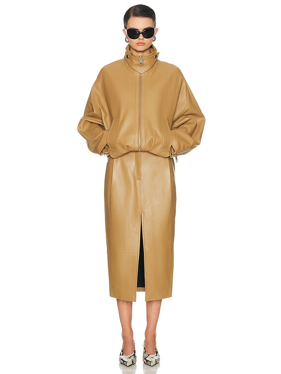 KHAITE Hamett Jacket in Golden Ochre | FWRD