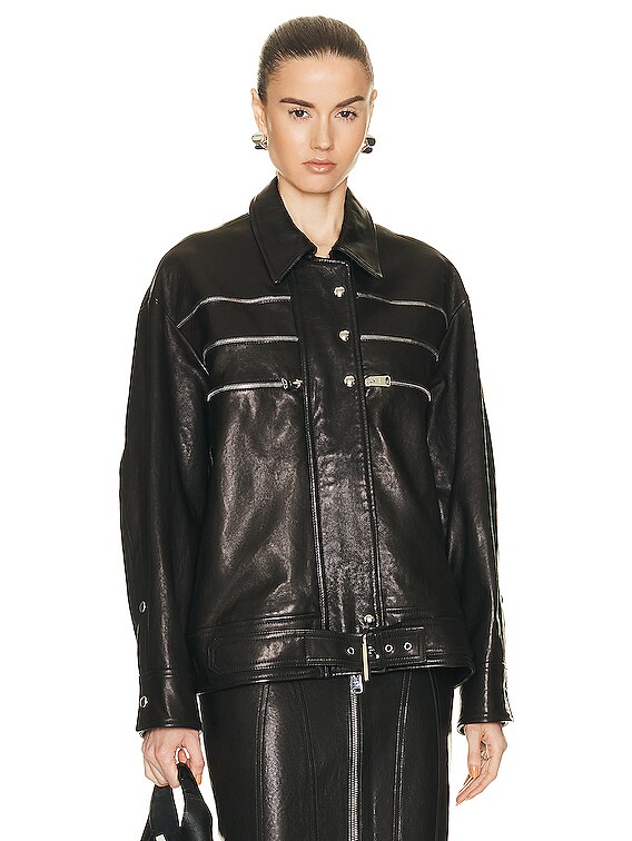 KHAITE Tania Jacket in Black | FWRD