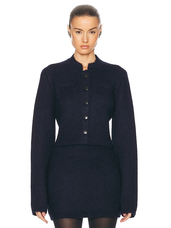 ジャケット KHAITE FW25 Jackets (61834204 200) Khaite Black Leather Samuel Jacket – Fashion Full Circle