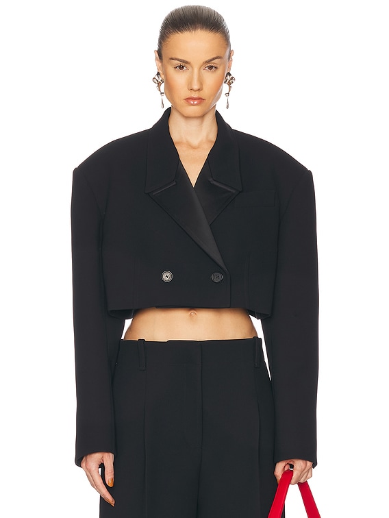 KHAITE Nando Jacket in Black | FWRD