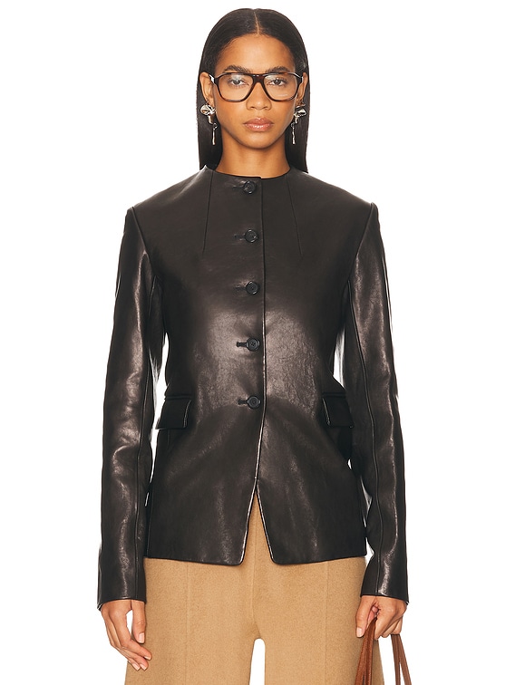 KHAITE Jameson Jacket in Black | FWRD