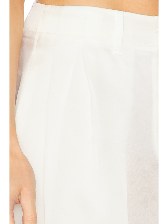 KHAITE Lucian Organza Skirt in Chalk | FWRD
