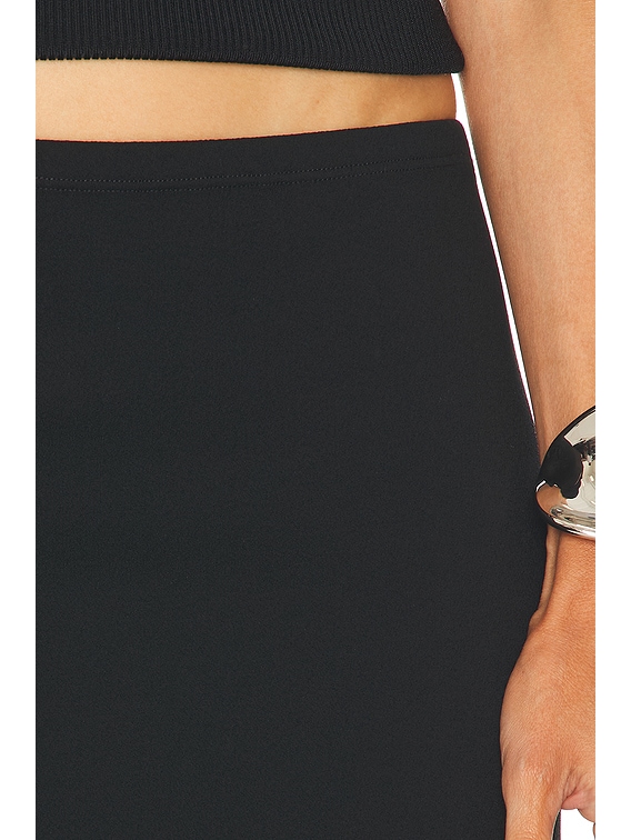 KHAITE Lilith Skirt in Black | FWRD