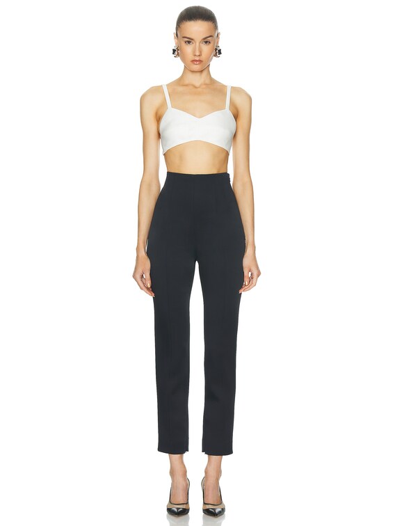 KHAITE Knox Top in Chalk | FWRD