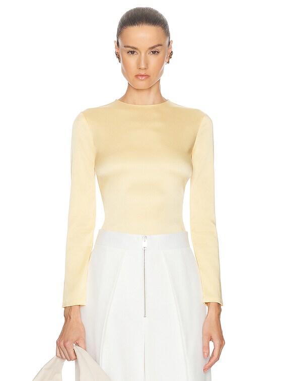 KHAITE Vlad Top in Gold | FWRD