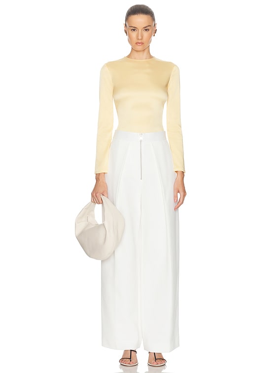 KHAITE Vlad Top in Gold | FWRD