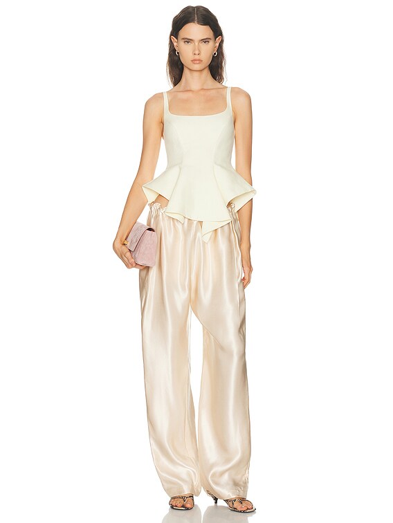 KHAITE Loa Top in Natural | FWRD