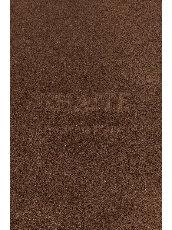 【VIP】KHAITE スエードのロータス ミディアム カーフスキン KHAITE LOTUS MEDIUM バッグ - Cedar | FWRD