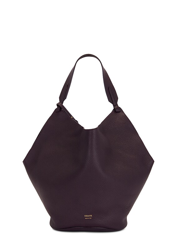 【VIP】KHAITE ミディアム ロータス トート カーフスキンレザー Khaite Lotus Medium Calfskin Suede Tote Bag | Neiman Marcus
