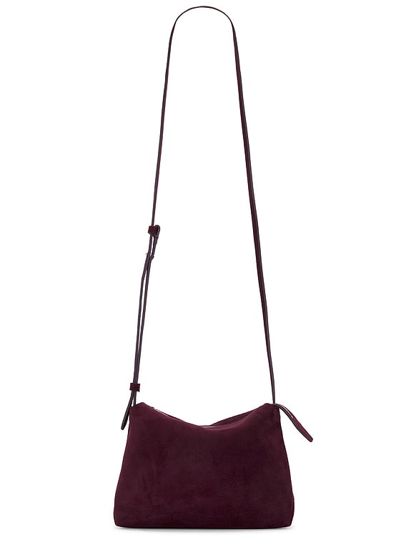 KHAITE Lina Medium Crossbody Bag in Rouge Noir | FWRD