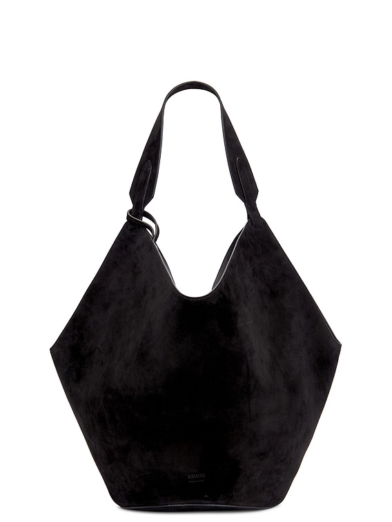 KHAITE Lotus Medium Tote in Black | FWRD