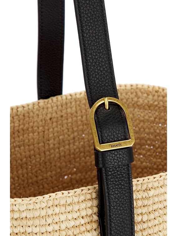 KHAITE Billie Bucket Bag in Natural | FWRD