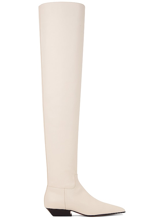 Off white over the knee clearance boots