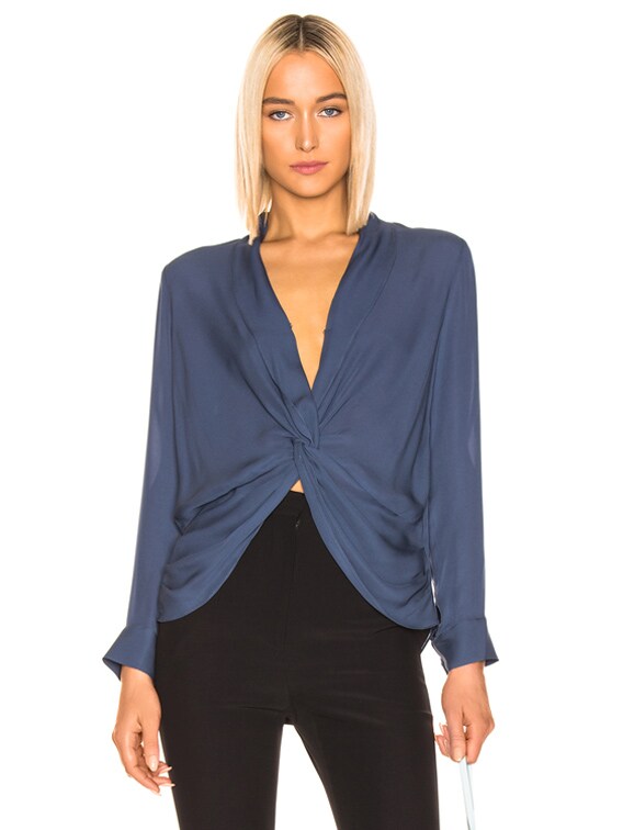 Popular L’AGENCE MARIPOSA SILK BLOUSE