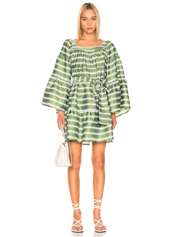 lisa marie fernandez green dress