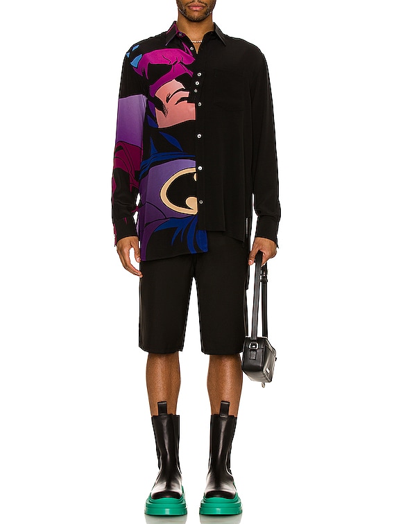 Lanvin Batman Print Shirt in Multicolor | FWRD