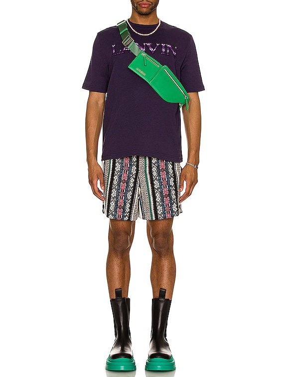 Lanvin Curb Regular T-Shirt in Aged Purple | FWRD