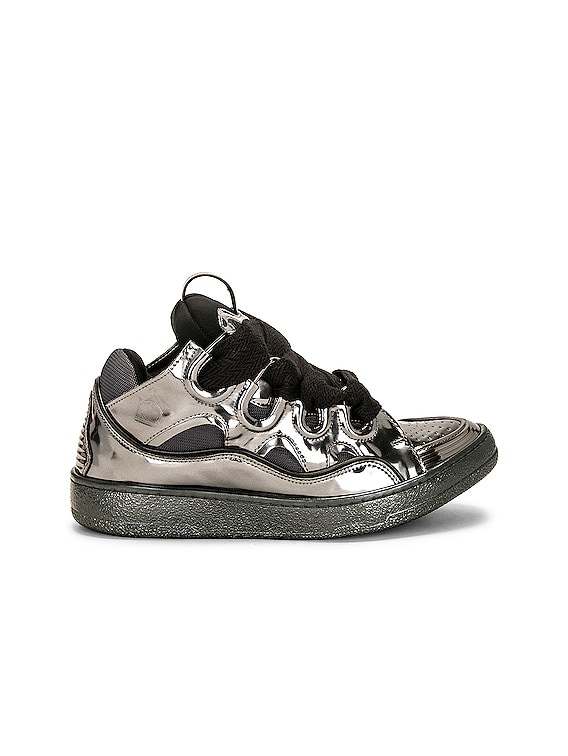 Lanvin Curb Sneaker in Gun Metal | FWRD