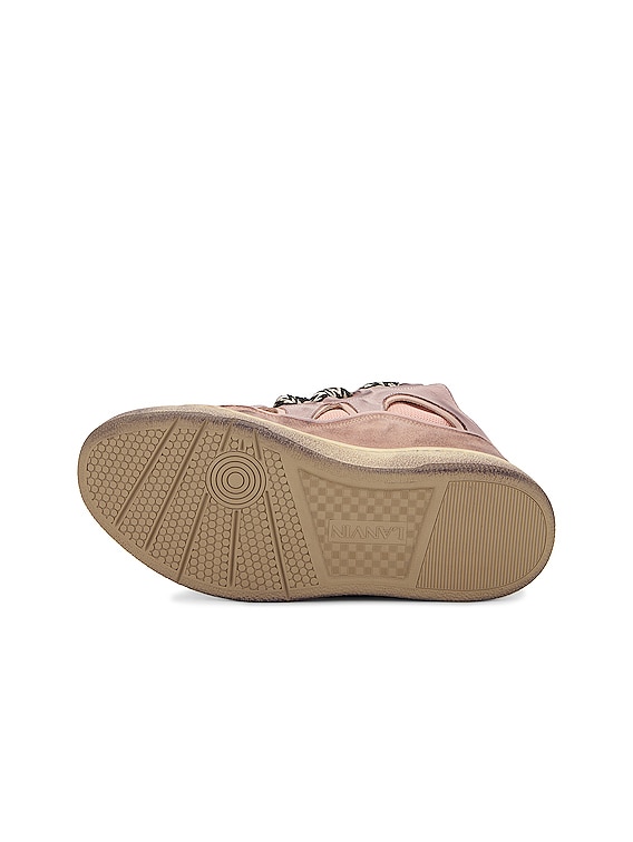Lanvin Curb Sneakers in Pale Pink | FWRD