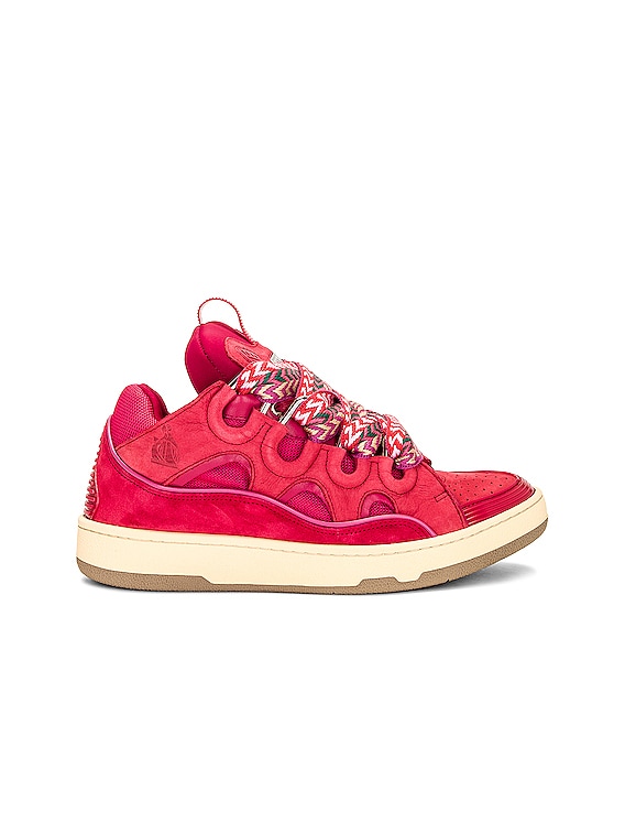 Lanvin Women's Curb Sneakers - Red - Low-top Sneakers - 41