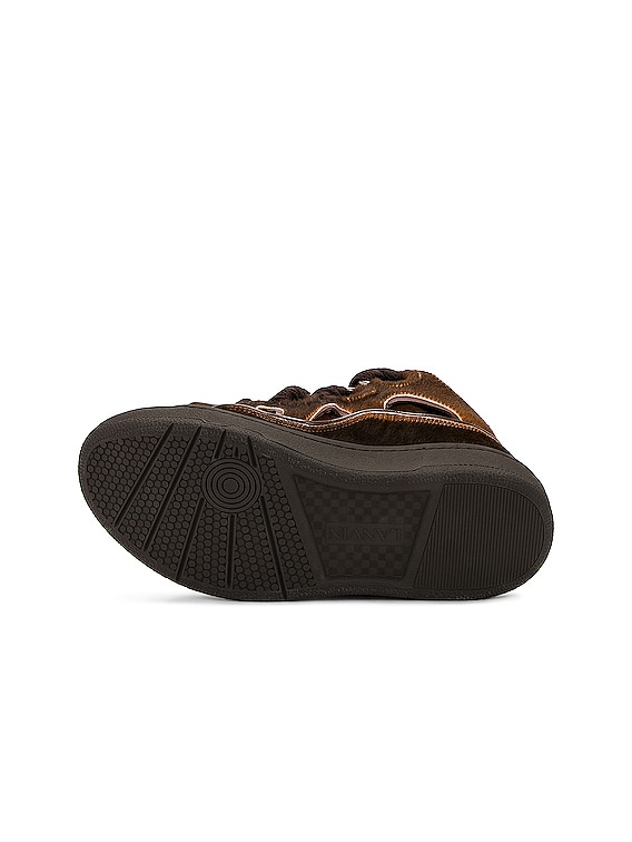 Lanvin Curb Sneaker in Brown | FWRD