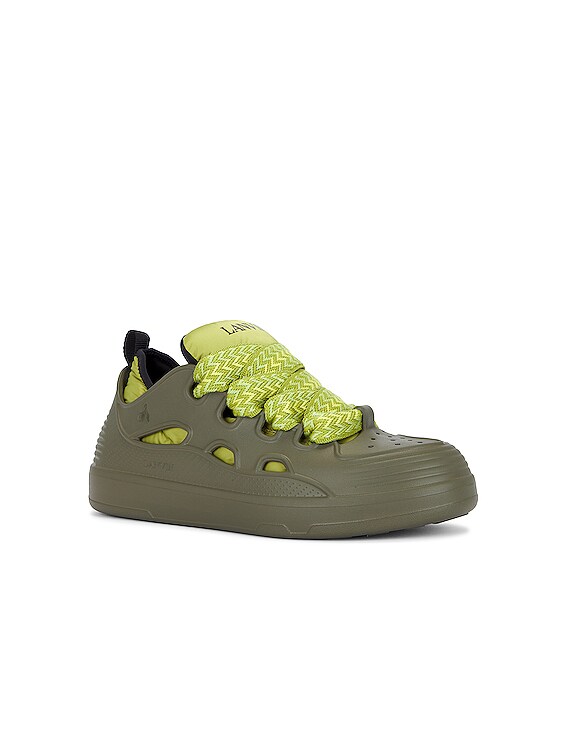 Lanvin Curb Sneaker Block Molded Eva in Taupe | FWRD
