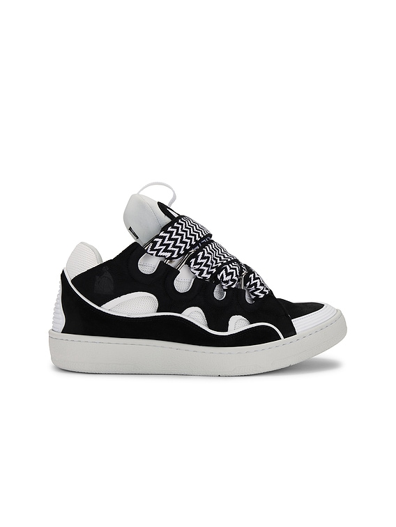 Lanvin Curb Sneaker in Black & White | FWRD