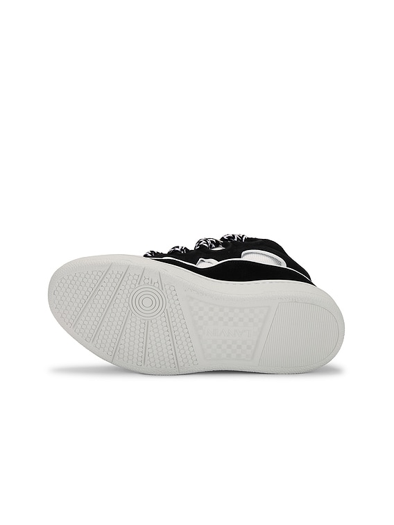 Lanvin Curb Sneaker in Black & White | FWRD