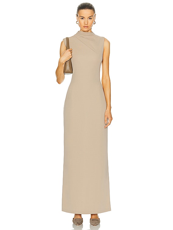L'Academie by Marianna Ciana Maxi Dress in Beige | FWRD