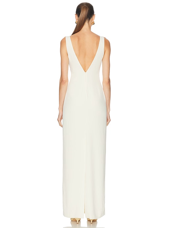 L'Academie by Marianna Giselle Maxi Dress in Ivory | FWRD
