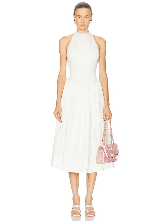 l'academie midi dress L'Academie by Marianna Akiri Midi Dress in White