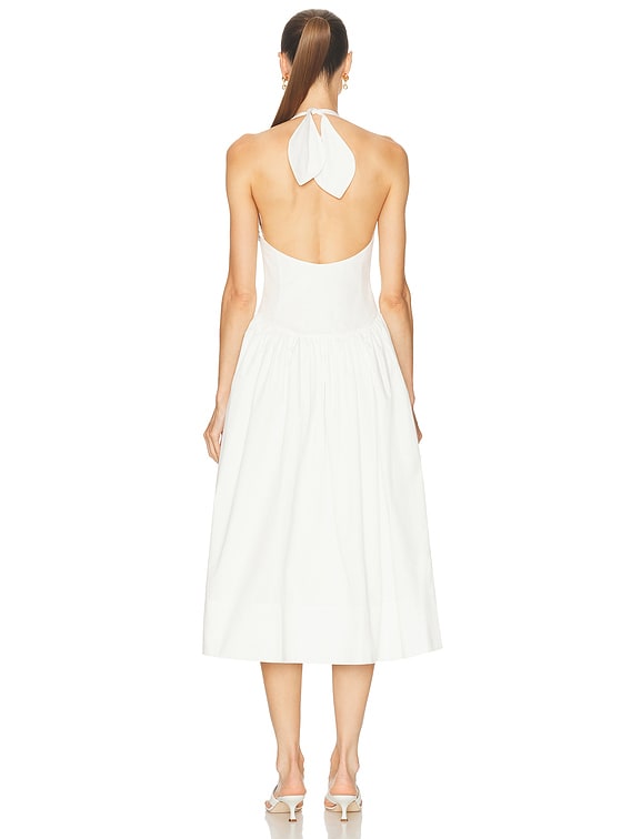 l'academie by marianna akiri midi dress reviews L'Academie by Marianna Akiri Midi Dress in White