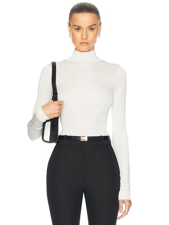 L'Academie by Marianna Syndi Knit Top in Ivory | FWRD