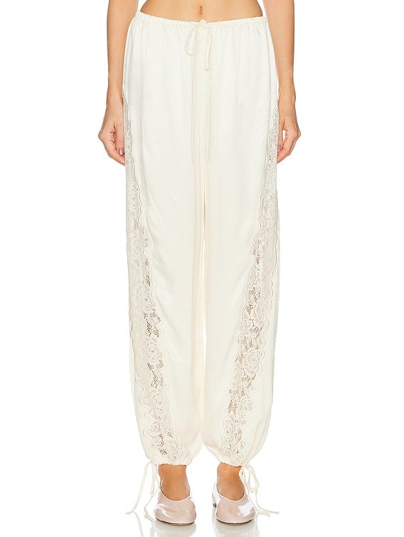 L'Academie Belarus Pant in Ivory | FWRD