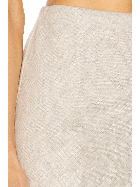 by Marianna Eula Linen Mini Skirt